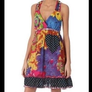 Desigual Racerback Ruffle Dress